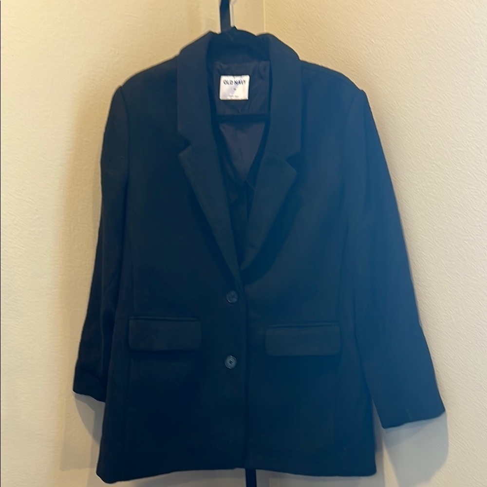 Old Navy Black Blazer Classic Suit Jacket NWOT